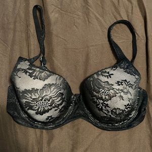 Victoria’s Secret black tan lace bra